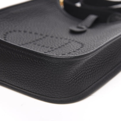 Hermes Taurillon Clemence Evelyne TPM Black 9 of 10