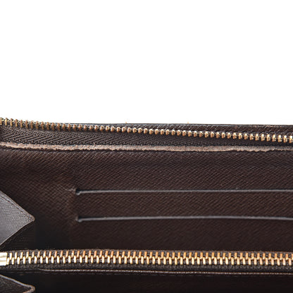Louis Vuitton Damier Ebene Porte-Monnaie Zippy Wallet 8 of 16
