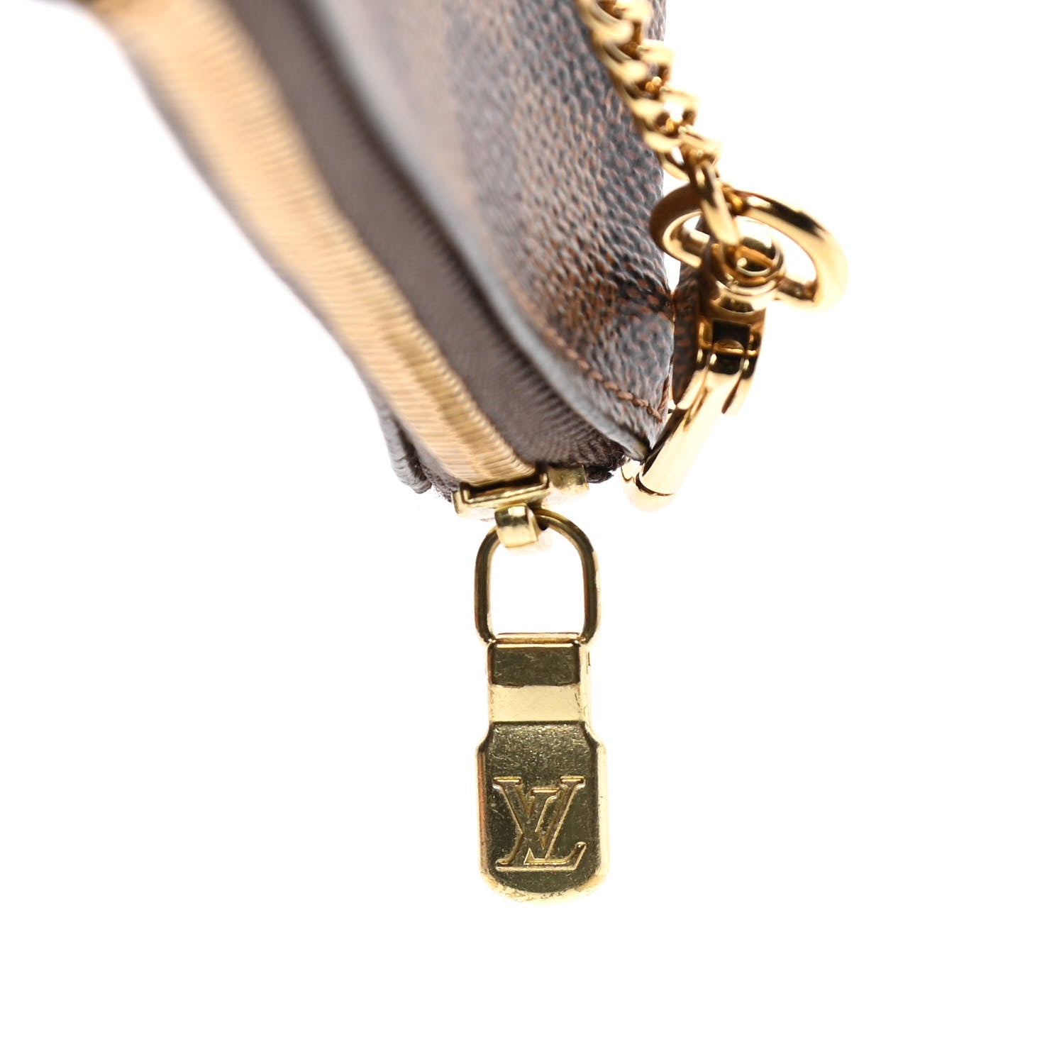 Louis Vuitton Damier Ebene Mini Pochette Accessories 11 of 13