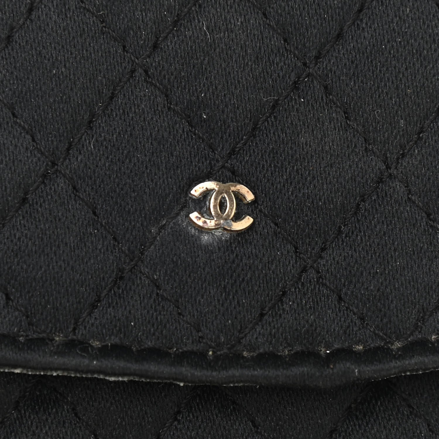 Chanel Grosgrain Quilted Micro Flap Bag Black 10 of 11