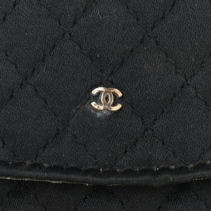 Chanel Grosgrain Quilted Micro Flap Bag Black 10 of 11