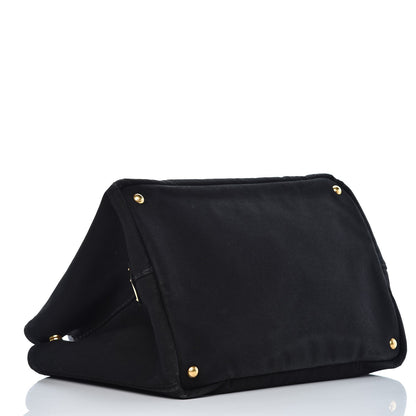 Prada Canapa Logo Tote Black 4 of 13