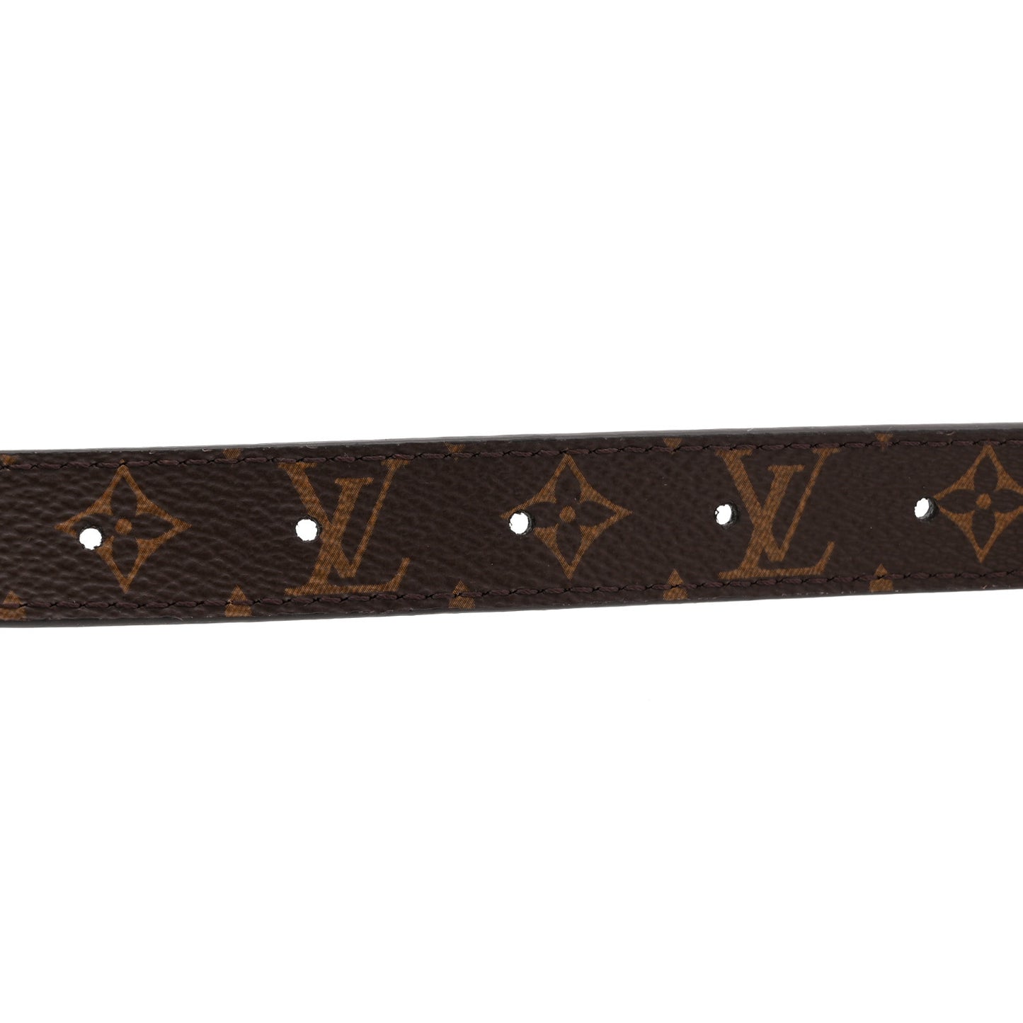 Calfskin Monogram 20mm LV Initiales Reversible Belt 65 26 Black