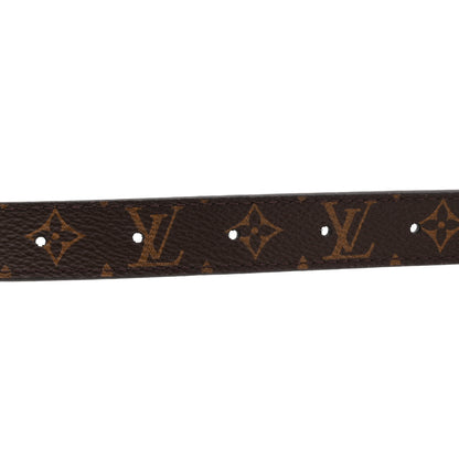 Louis Vuitton Calfskin Monogram 20mm LV Initiales Reversible Belt 65 26 Black 5 of 7