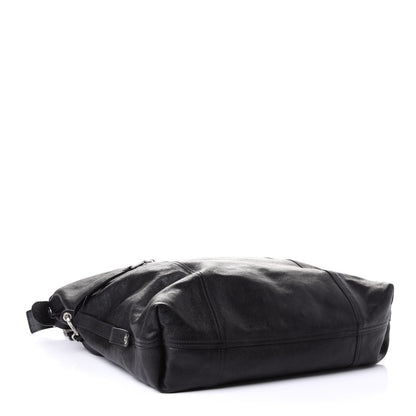 Prada Glace Calfskin Etiquette Hobo Black 3 of 6