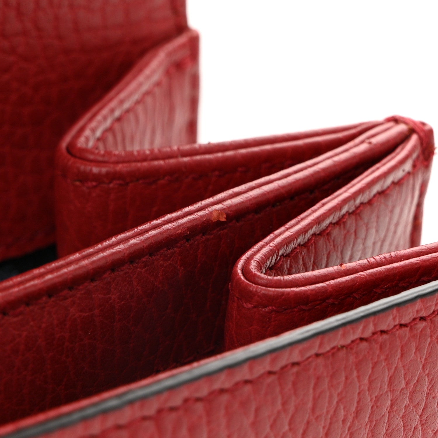 Gucci Dollar Calfskin Small Interlocking G Shoulder Bag Red 12 of 16