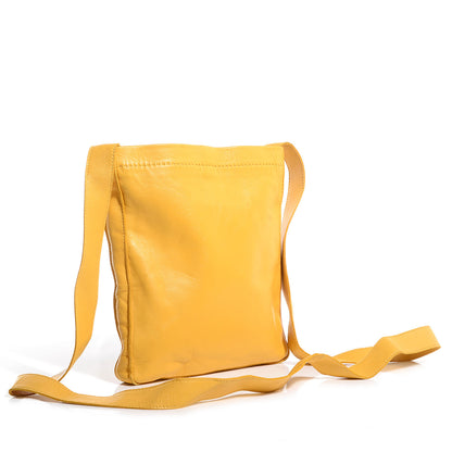 Hermes Lambskin Clou De Selle Pouch Soleil 5 of 12