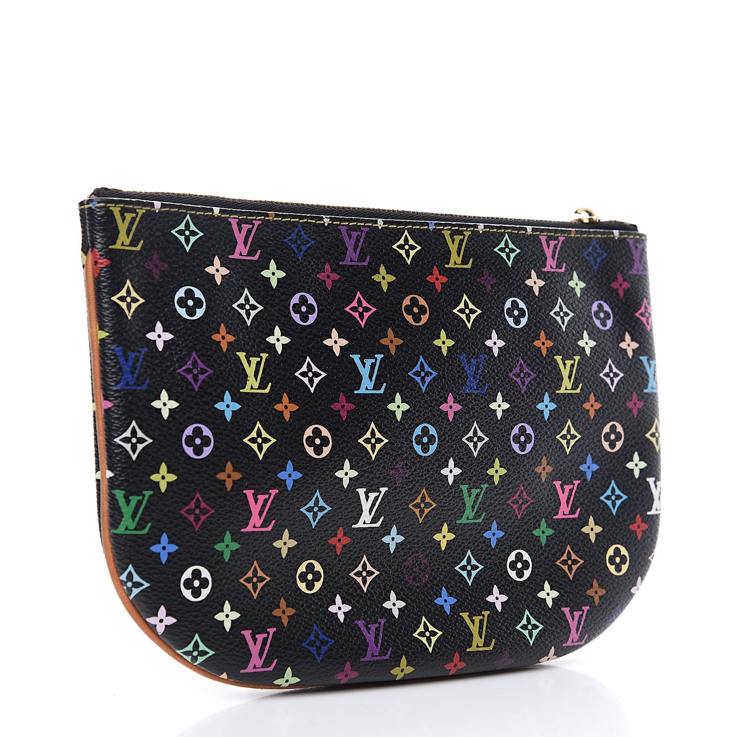 Monogram Multicolor Pochette Plate GM Black
