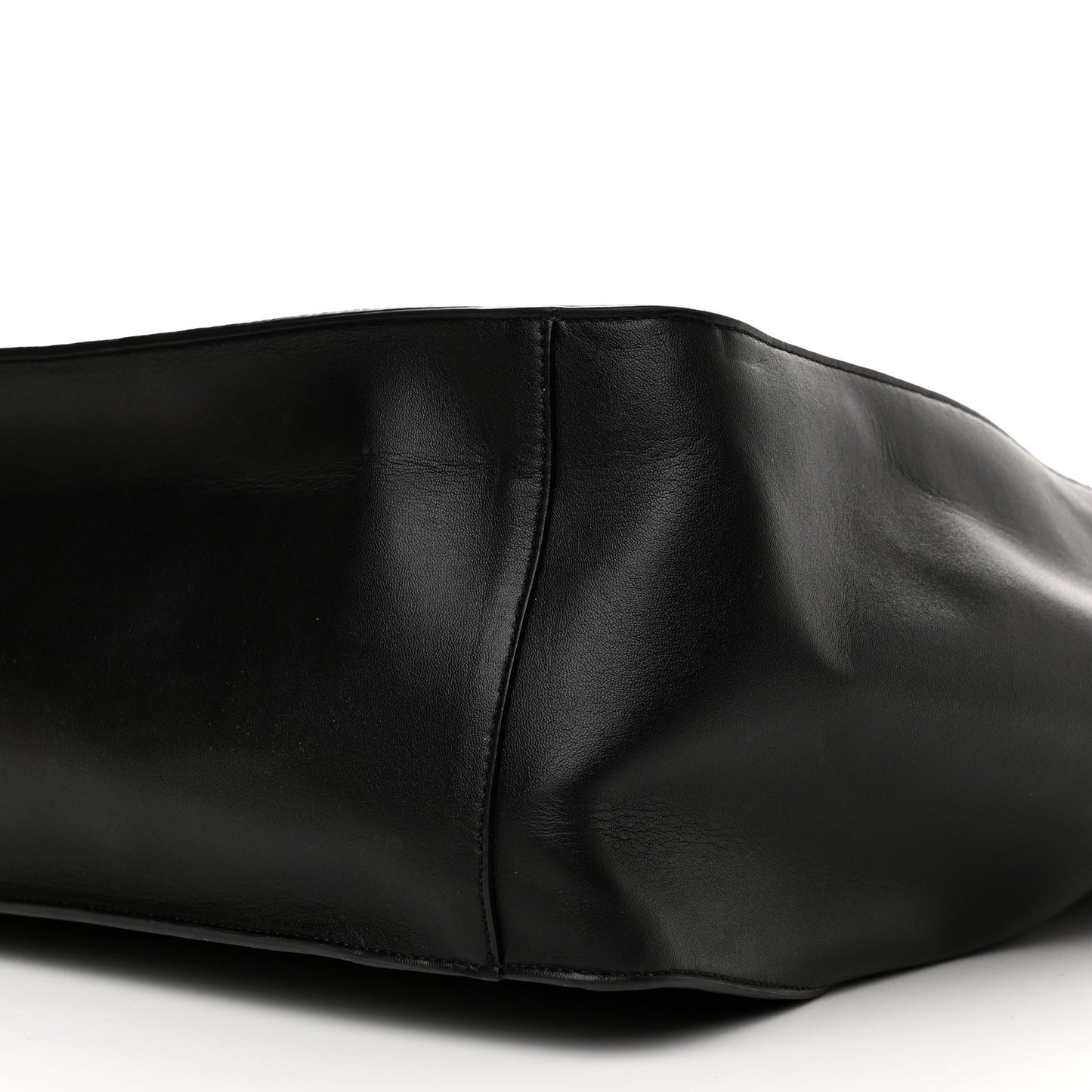 Eco Alter Nappa East West Perforated Tote Black