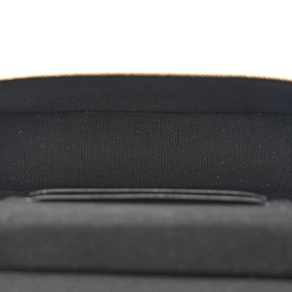 Chanel Suede Calfskin Shiny Lambskin Quilted Top Handle Slim Vanity Case With Chain Grey Black 5 of 13