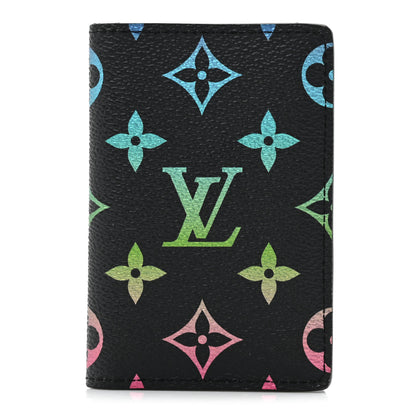 Louis Vuitton Monogram Iridescent Pocket Organizer NM Black 1 of 7