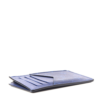 Louis Vuitton Monogram Taiga Coin Card Holder Cobalt 3 of 10