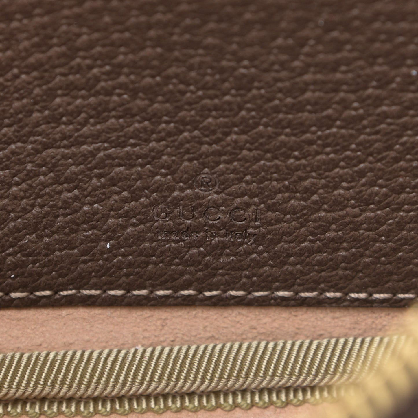 GG Supreme Monogram Ophidia Belted iPhone Case 85 34 Dark Brown