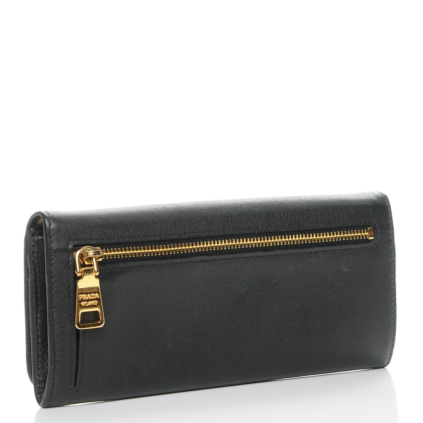 Royal Calf Continental Flap Wallet Nero Black