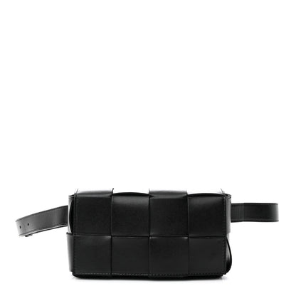 Bottega Veneta Nappa Maxi Intreccio The Belt Cassette Bag Black 1 of 9