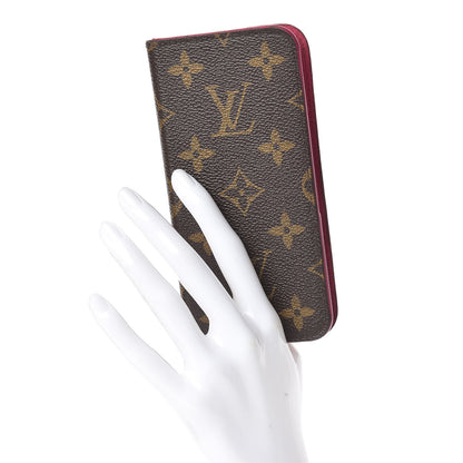 Louis Vuitton Monogram iPhone X Folio Case Rose Pop 2 of 13