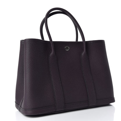 Hermes Vache Country Garden Party 30 TPM Raisin 3 of 11