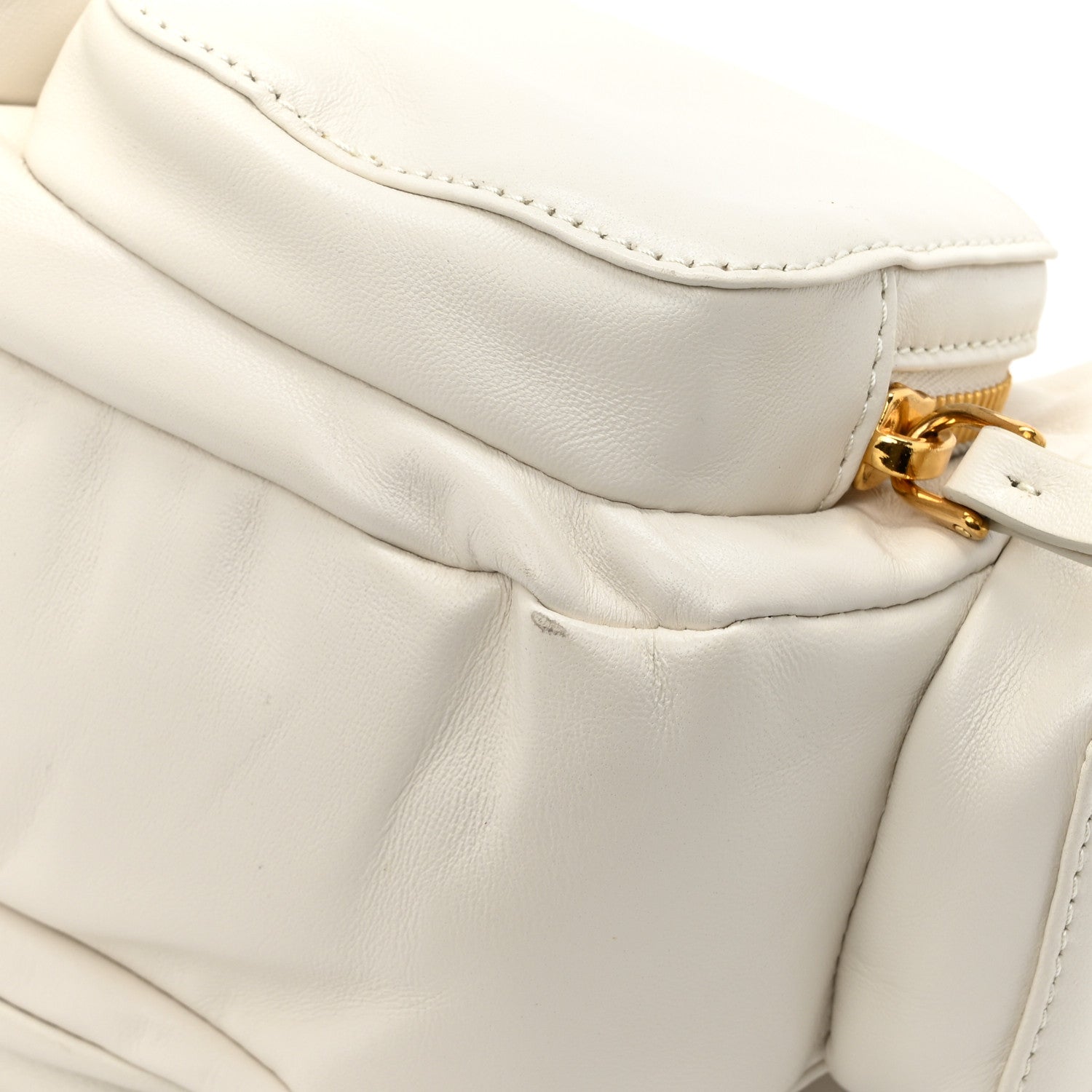 Miu Miu Nappa Multi Pocket Bag White 13 of 13