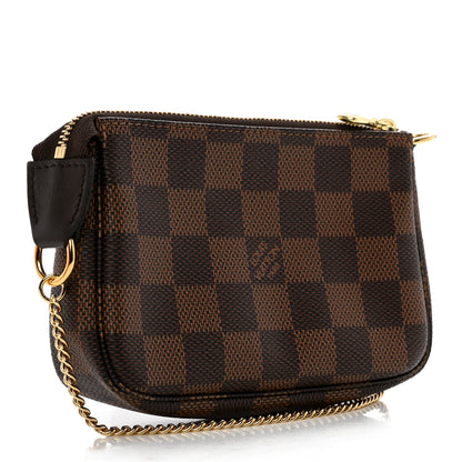 Louis Vuitton Damier Ebene Mini Pochette Accessories 3 of 9