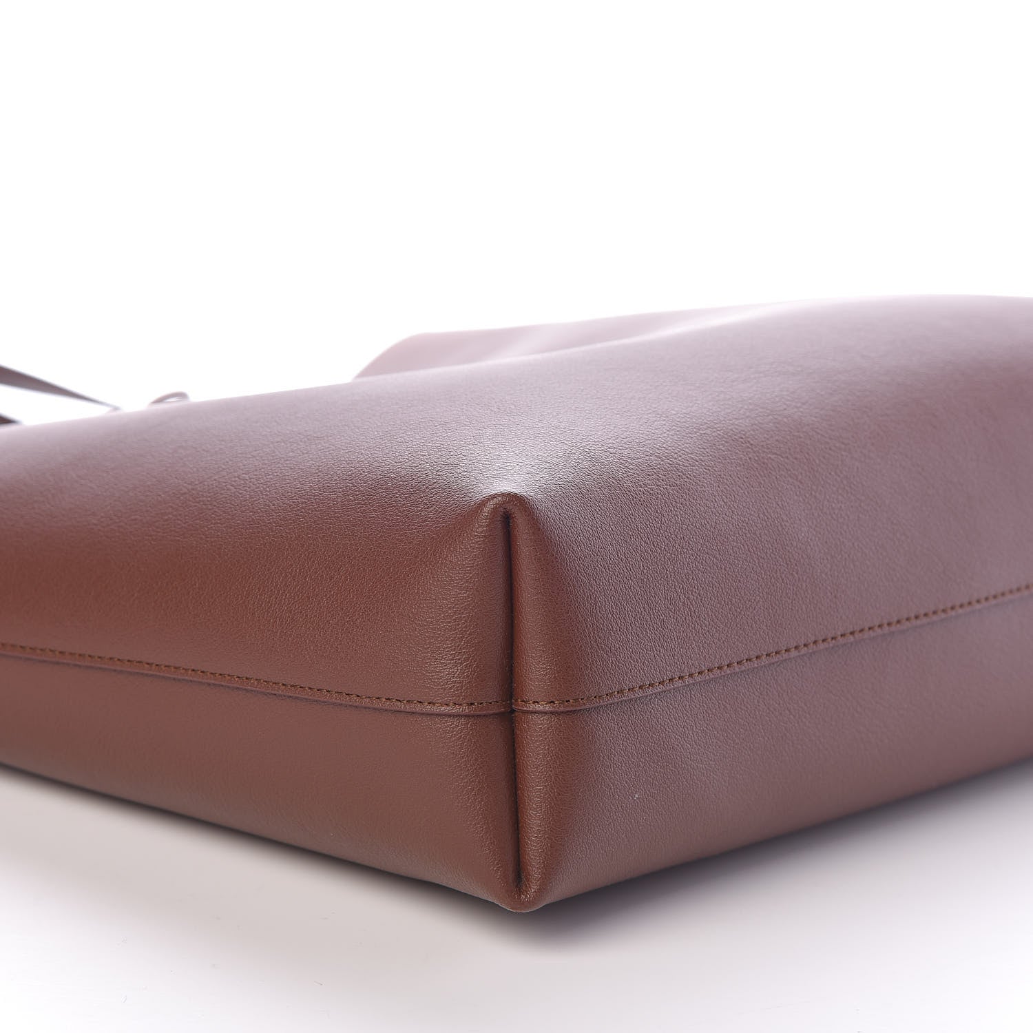 Saint Laurent Calfskin Medium Shopping Tote Old Brandy 8 of 13