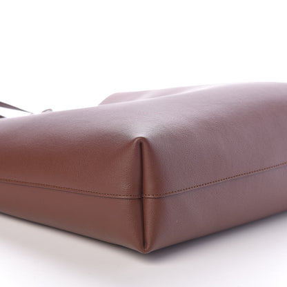 Saint Laurent Calfskin Medium Shopping Tote Old Brandy 8 of 13