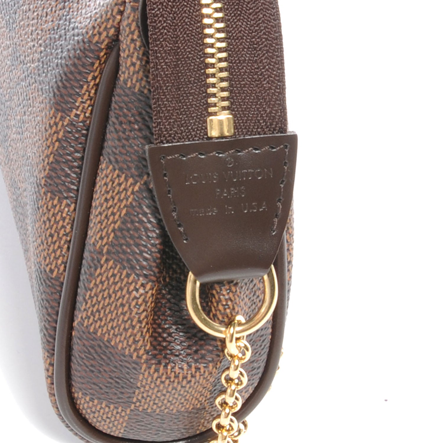 Louis Vuitton Damier Ebene Eva Clutch 6 of 8