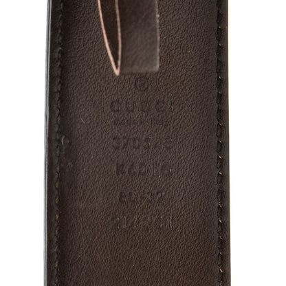 Gucci GG Supreme Monogram Bengal Interlocking G Belt 80 32 Beige Pink 6 of 8