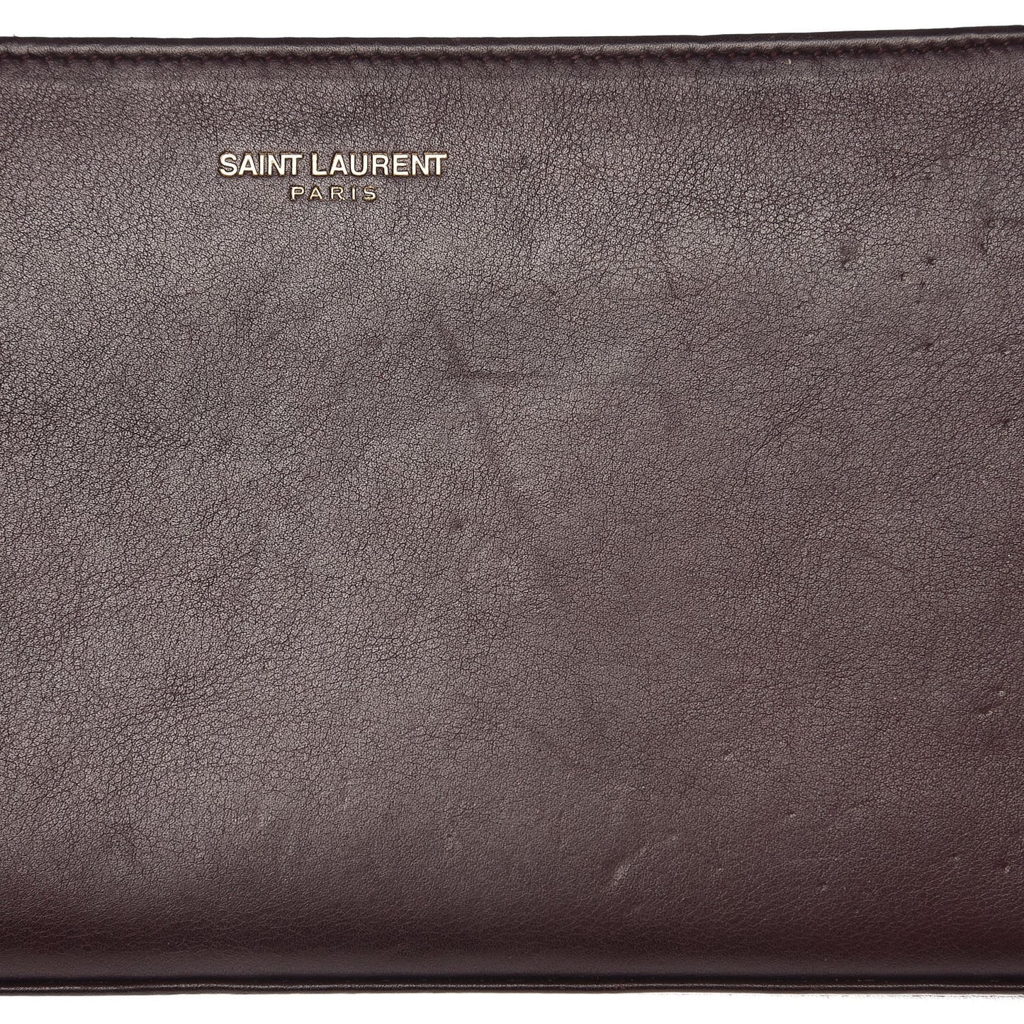 Calfskin Classic Zip Around Continental Wallet Bordeaux