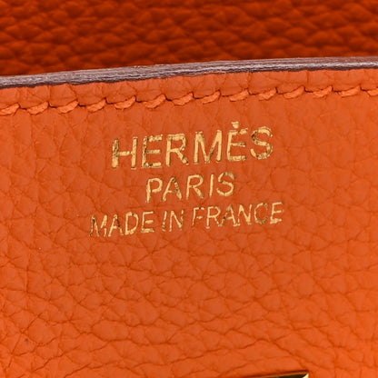 Hermes Togo Birkin 35 Orange 6 of 19