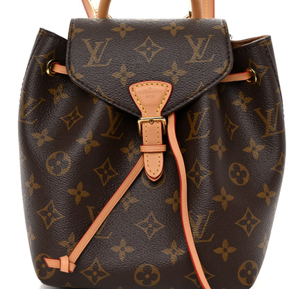 Louis Vuitton LOUIS VUITTON Monogram Montsouris BB Backpack Natural 8 of 10