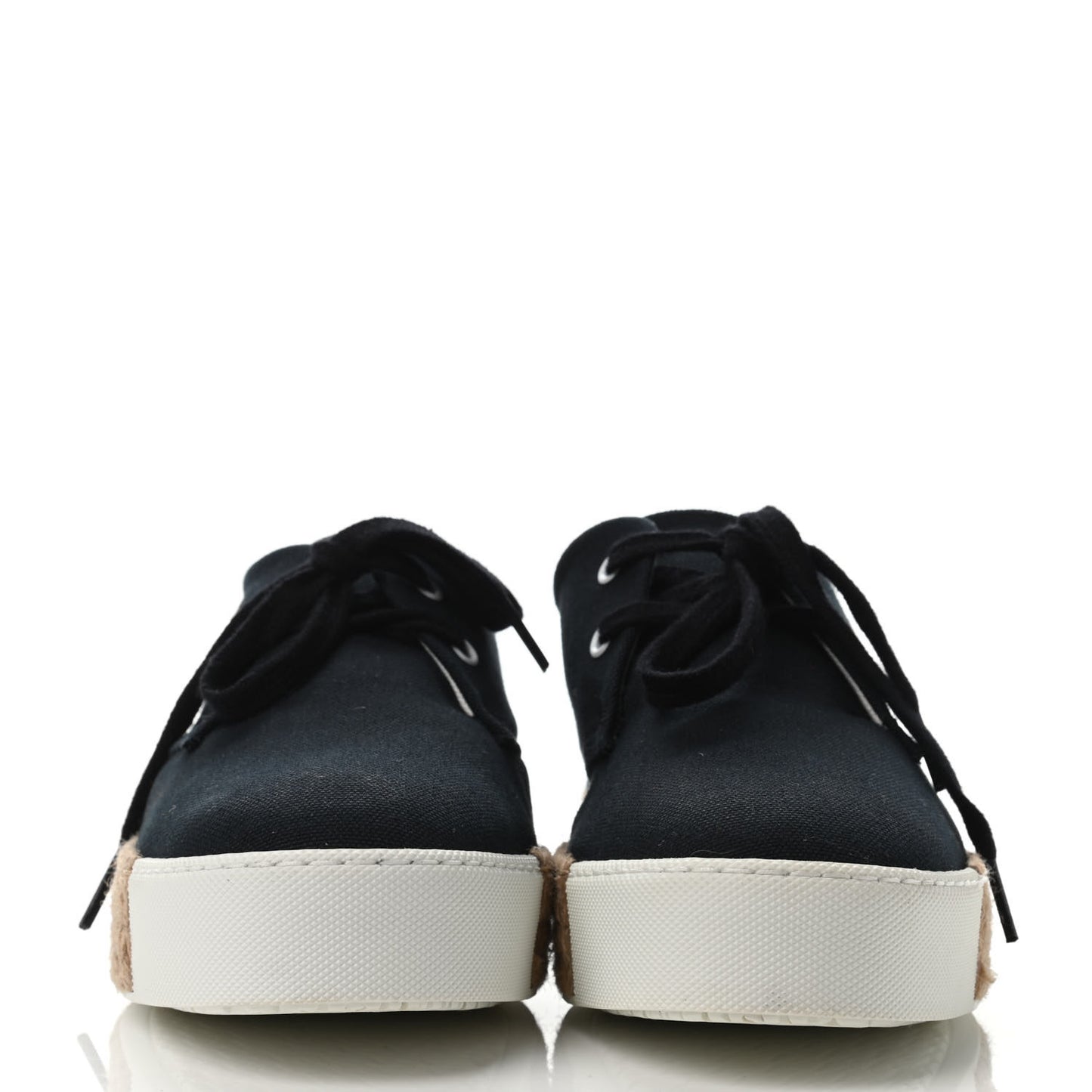 Cotton Canvas Rosa Sneakers 40 Black
