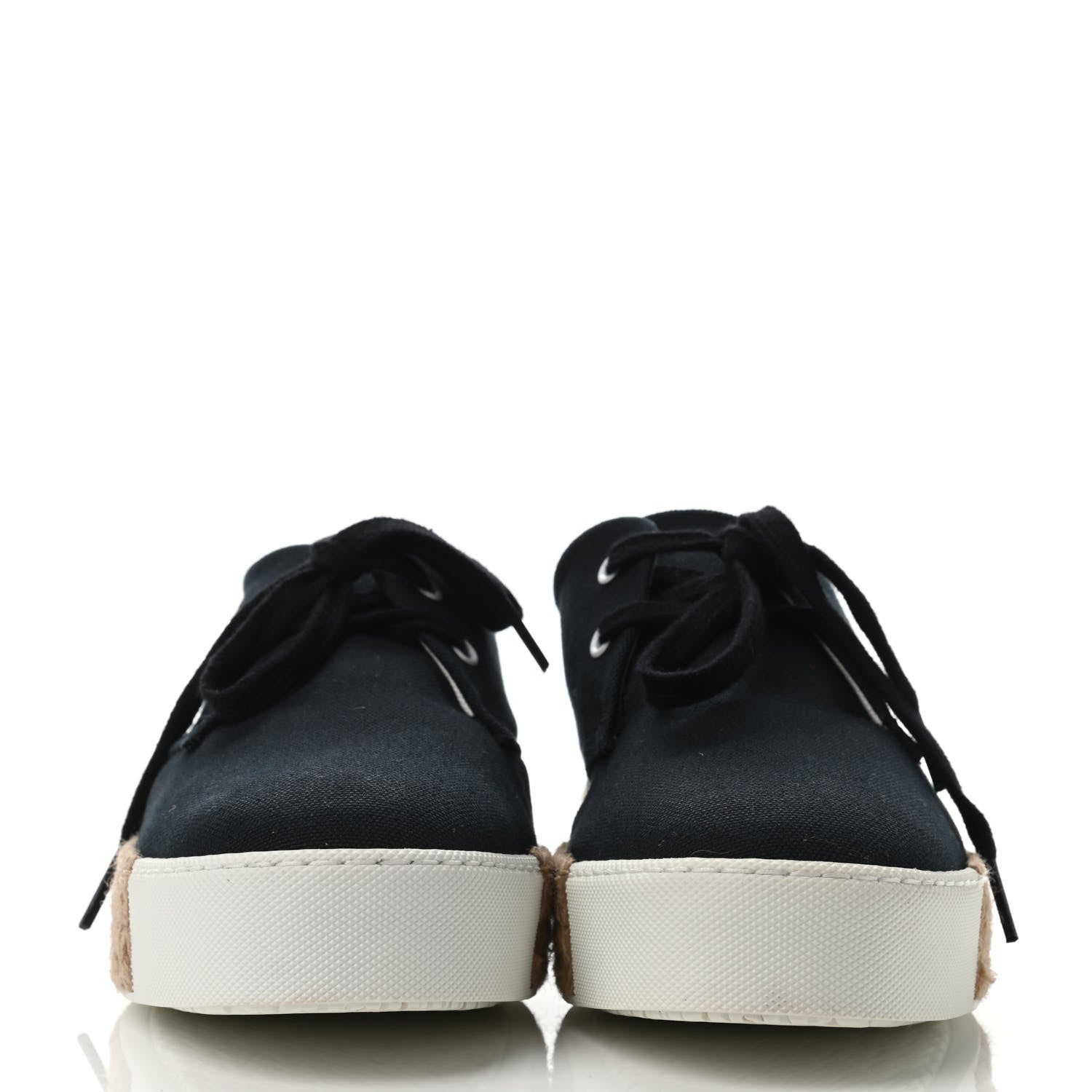 Hermes Cotton Canvas Rosa Sneakers 40 Black 2 of 4