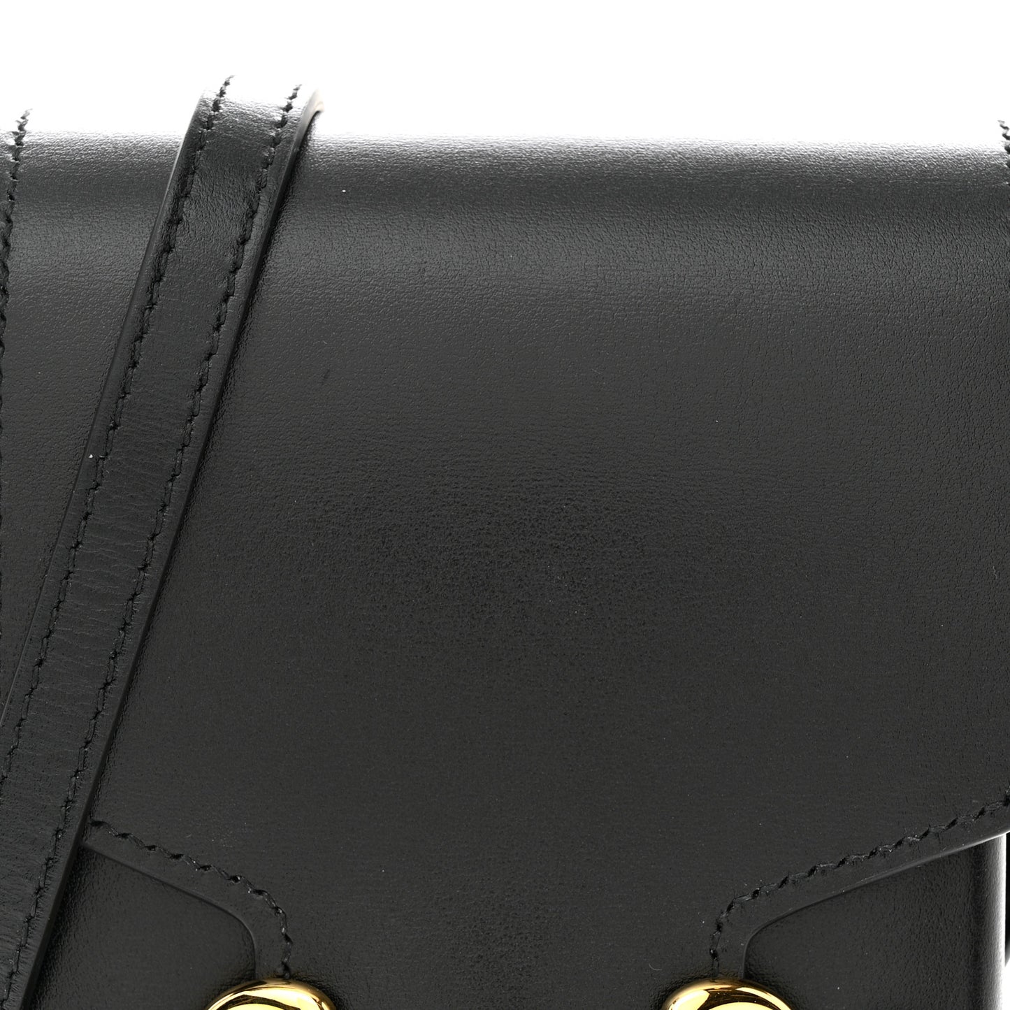 Boarded Plutone Calfskin Mini Horsebit 1955 Crossbody Bag Black