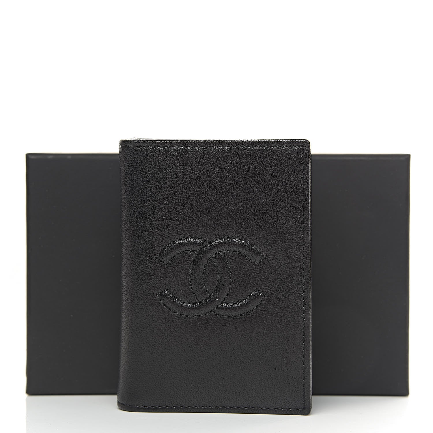 Chanel Lambskin Timeless CC Timeless Card Holder Wallet Black 9 of 9