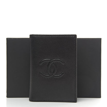 Chanel Lambskin Timeless CC Timeless Card Holder Wallet Black 9 of 9