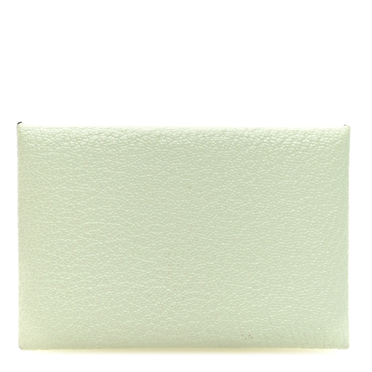 Chevre Mysore Verso Calvi Card Case Vert Fizz Bleu Zephyr