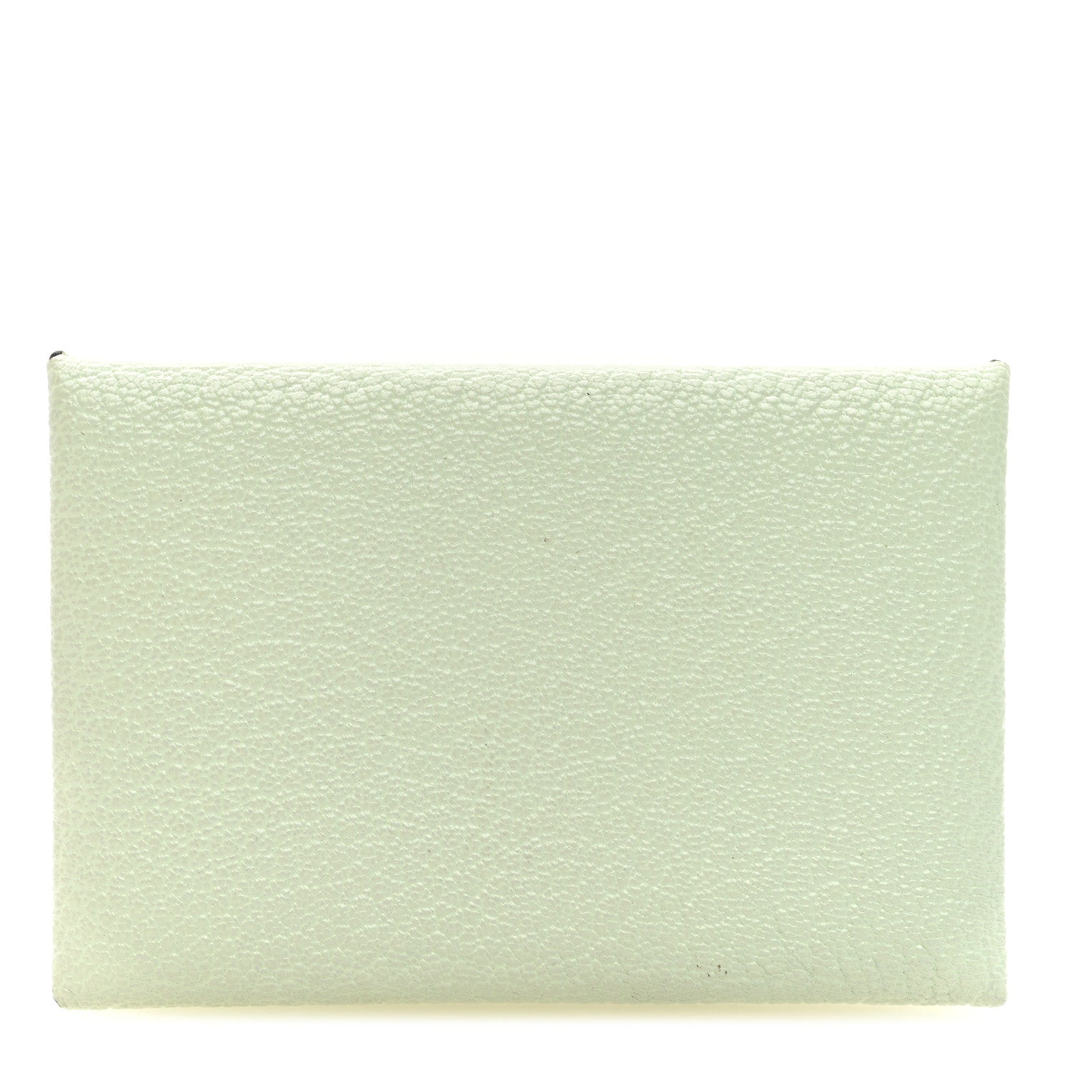 Hermes Chevre Mysore Verso Calvi Card Case Vert Fizz Bleu Zephyr 1 of 6