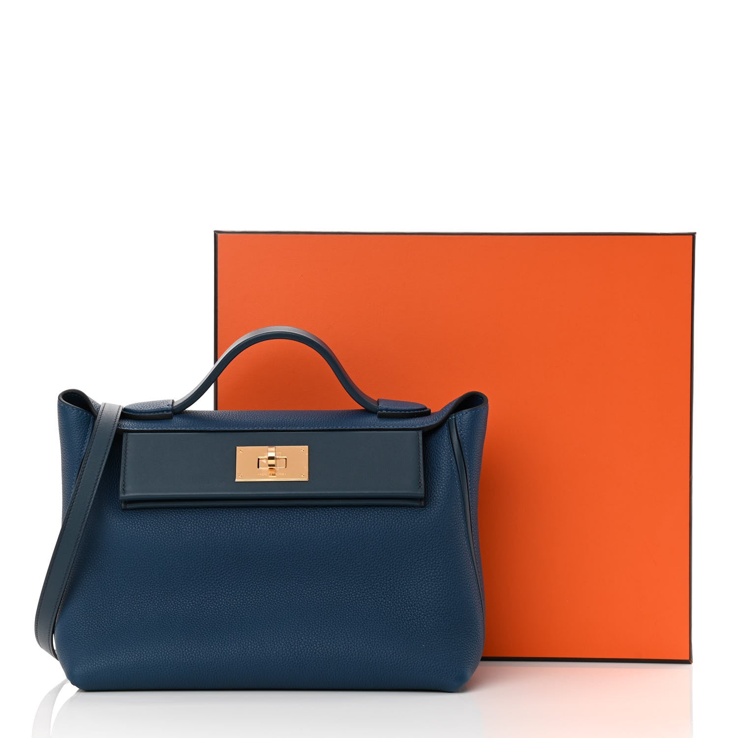 Hermes Togo Swift 24/24 29 Deep Blue Bleu De Prusse 11 of 11