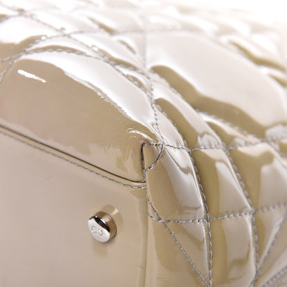 Christian Dior Patent Cannage Medium Granville Tote Beige 22 of 29
