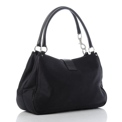 Christian Dior Satin Crystal Hardcore Shoulder Bag Navy Black 3 of 9