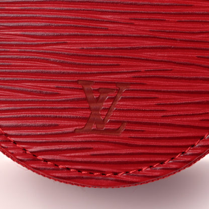 Louis Vuitton Epi Ecrin Bijoux 8cm Jewelry Box Case Castillan Red 7 of 7