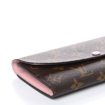 Louis Vuitton Monogram Emilie Wallet Rose Ballerine 7 of 10