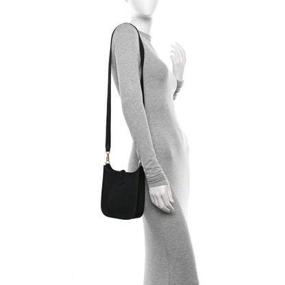 Hermes Taurillon Clemence Evelyne TPM Black 2 of 10