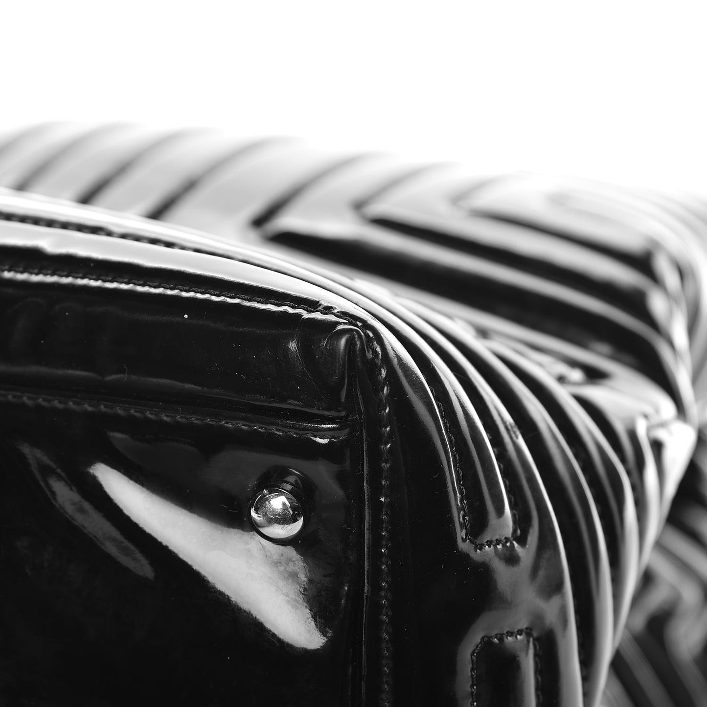 Vinyl Coco Ming Grand Shopping Tote Black