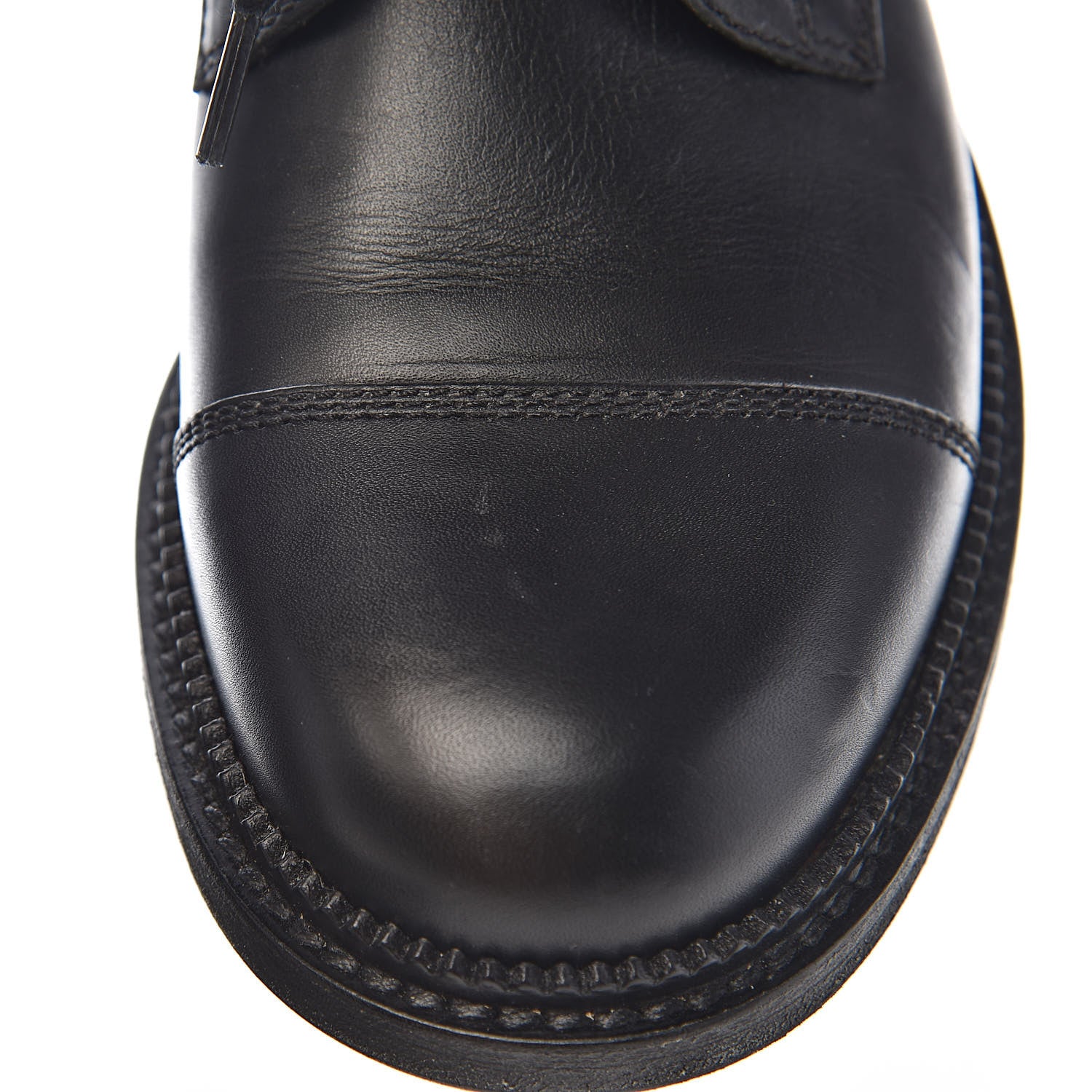 Chanel Calfskin Combat Boots 38 Black 8 of 10