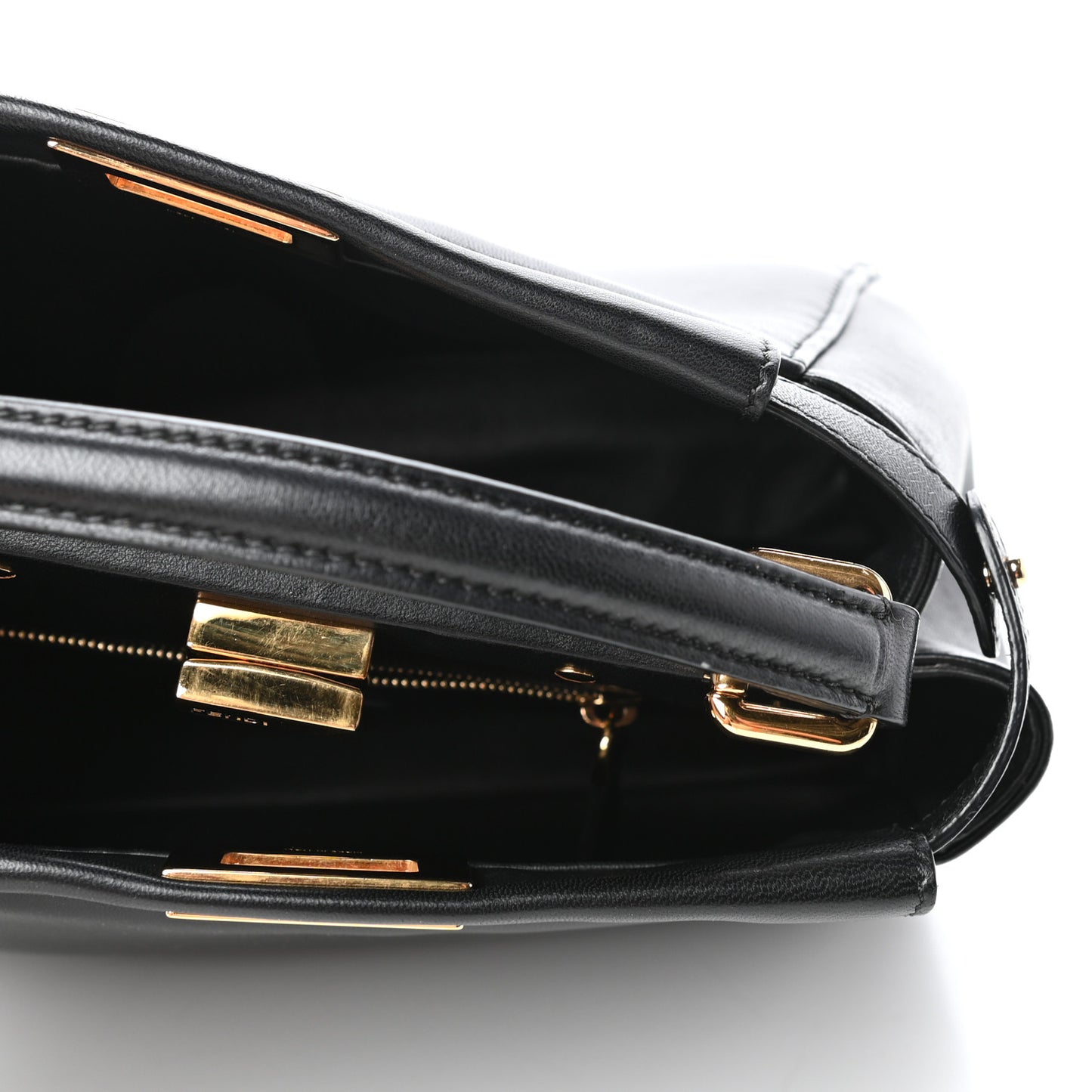 Nappa Mini Peekaboo Iconic Satchel Black