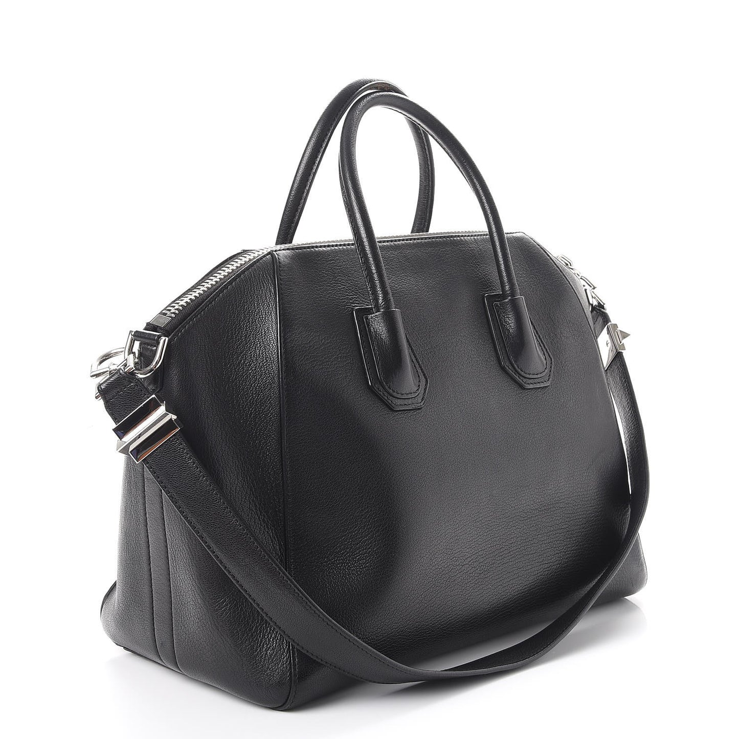 Sugar Goatskin Medium Antigona Black