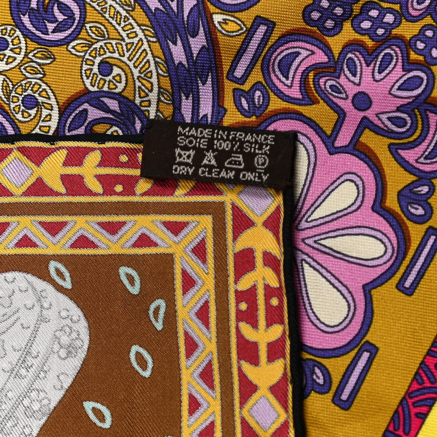 Hermes Silk Cavaliers du Caucase Scarf 90 Tabac Orange Multicolor 6 of 6