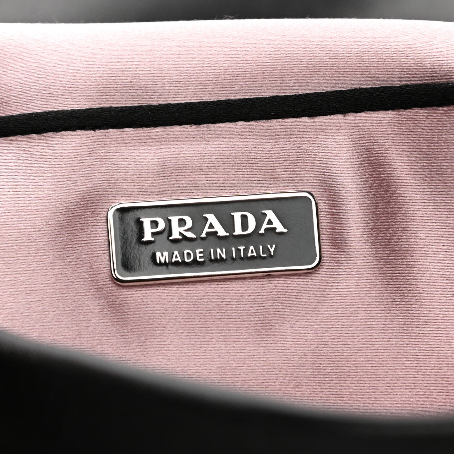 Nappa Dressy Gaufre Ruched Flap Clutch Black