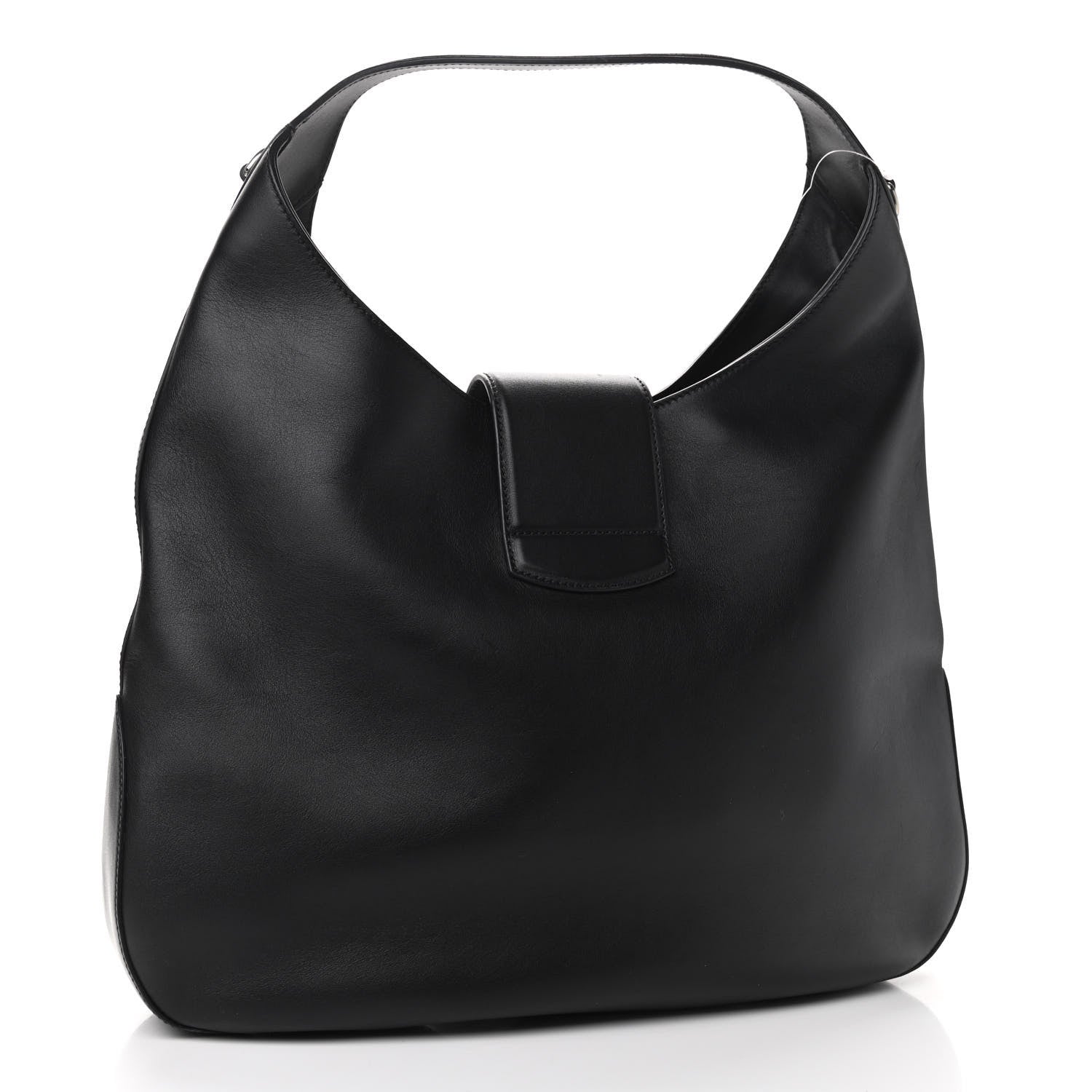 Gucci Calfskin Web Dog Embroidered Large Dionysus Hobo Black 2 of 9